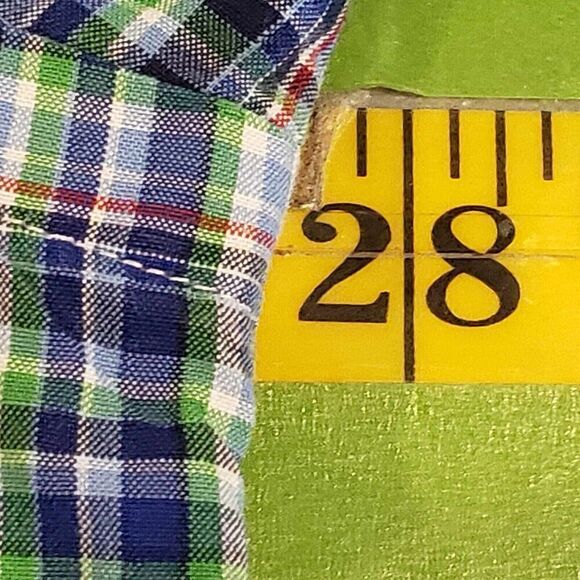 Polo Ralph Lauren Oxford Shirt Mens XL 17 Red Pony Plaid LS Button Down - Picture 9 of 11